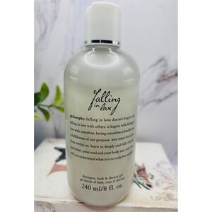 New Sealed PHILOSOPHY Falling in Love 8 fl oz Shampoo Bath Shower Gel